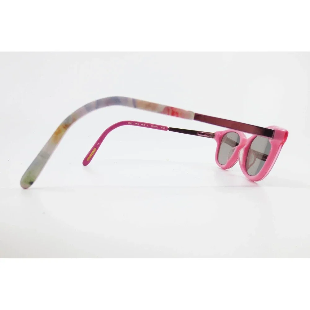 Ted Baker B922 PNK Pink Oval Eyeglasses Frames 46-16-130 B29 Demo Lenses